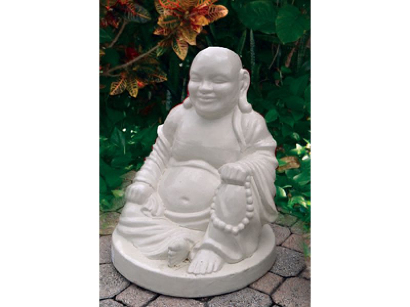 5051 - Set of 1 - 16D x 20H - White Buddha